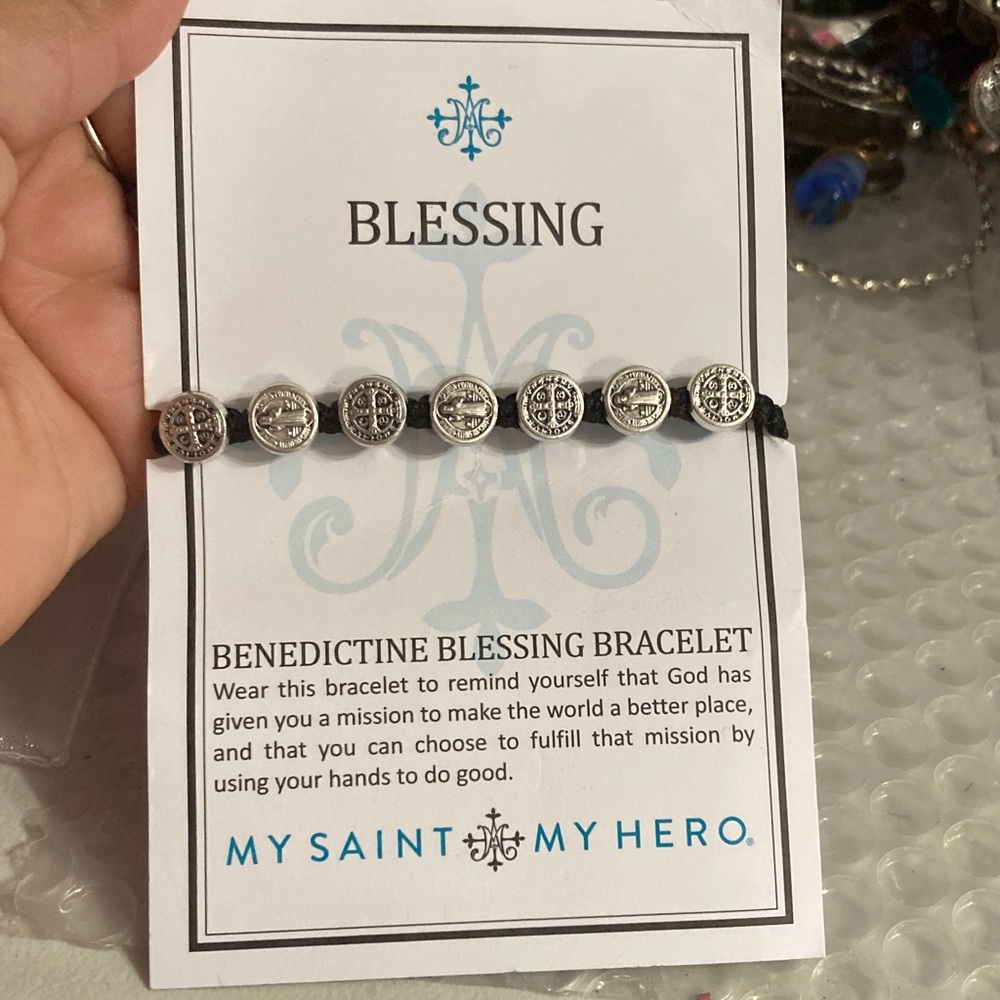 My Saint My Hero Benedictine Blessing Bracelet
